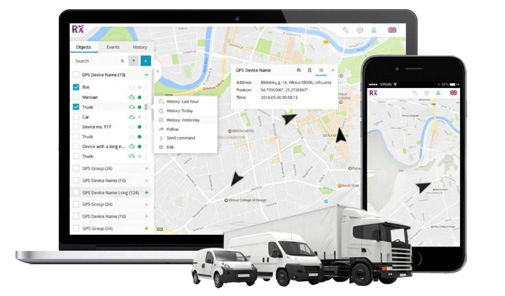 Advance track. GPS Manager. «GPS-System 1200» пример установки. Программами GPS System 1200. \. Fleet Management System.